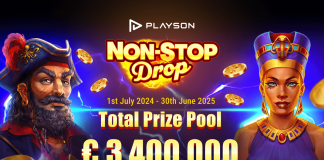 ‘Non-Stop Drop’ Promotion Non-Stop Drop from Playson