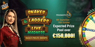 Snakes & Ladders Live Madness: a new promotion from Pragmatic Play Snakes & Ladders Live Madness promotion
